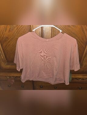 Under Armour Dusty Rose Cropped Tee